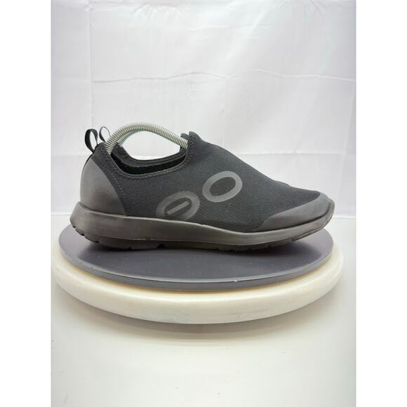 OOFOS OOmg EeZee Womens Sz 11 Black Recovery Comfort Slip On Shoes Lightweight - Picture 5 of 11